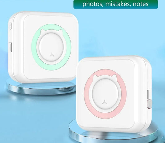 Mini Printer Portable Thermal Stickers