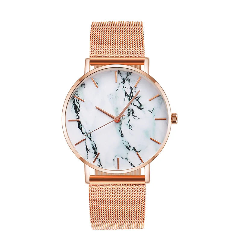 Luxury Rose Gold Mesh Band